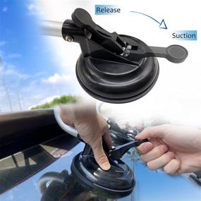 img 1 attached to 🚣 Codinter Kayak Roller: Easy Loading and Unloading with Heavy-Duty Suction Cups Mount