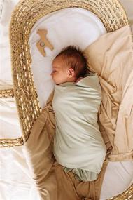 img 2 attached to 🌊 Seafoam Super Soft Large Bamboo Swaddle for Kids by Wallaby