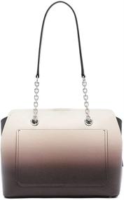 img 3 attached to Calvin Klein Hailey Compartment Satchel Women's Handbags & Wallets