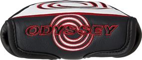 img 1 attached to Odyssey Golf Tempest III Putter Head Cover: Protect Your Mallet Putter in Style!