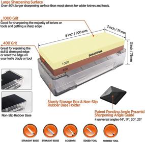 img 2 attached to Оптимизированный точильный камень SHARPAL Waterstone для улучшенной затачки