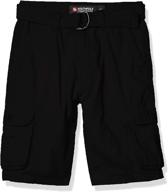 southpole belted ripstop basic shorts boys' clothing : shorts logo