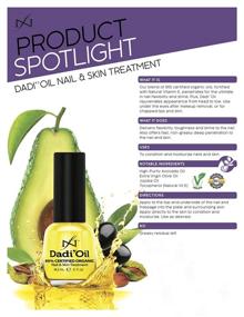 img 1 attached to 🌸 Dadi Nail Cuticle Skin Oil Treatment: Effective 15 ml / 0.5 Fl Oz. Solution