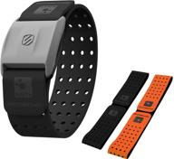 🩸 scosche rhythm+ heart rate monitor armband: dual band radio ant+ and bluetooth smart logo
