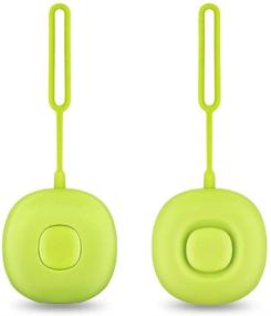 img 3 attached to Rechargeable Personal Alarm for Women - Rongsmart Safe Sound Keychain with 120db Siren Song - Ideal Gift for Mother, Girlfriend, Elderly, Students, and Kids - Vibrant Green