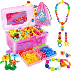 img 4 attached to VERTOY Girls Jewelry Making Toddlers