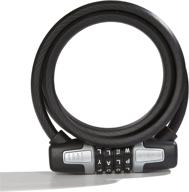 wordlock cl-433-bk: secure your bike with 5-feet 4-dial 8mm wlx combination lock, black logo