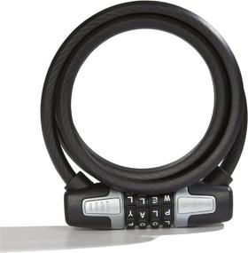 img 4 attached to Wordlock CL-433-BK: Secure Your Bike with 5-Feet 4-Dial 8mm WLX Combination Lock, Black