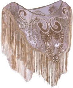 img 3 attached to Vijiv Flapper Wedding Capelet Evening Women's Accessories and Scarves & Wraps