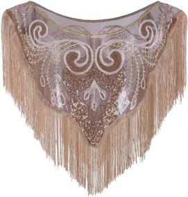 img 4 attached to Vijiv Flapper Wedding Capelet Evening Women's Accessories and Scarves & Wraps