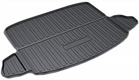 img 3 attached to 🚗 CARORMOKE Trunk Mat Cargo Tray Black 2021 Compatible with 2017-2020 Honda CRV (Not Suitable for Trunks with Subwoofer or Honda CRV Touring)