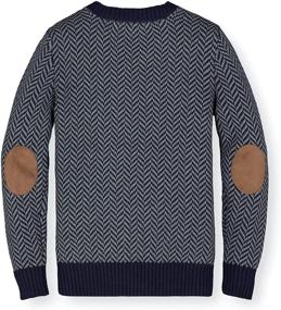 img 1 attached to Henry Crewneck Sweater with 💥 Patches for Boys' Clothing - Enhanced SEO
