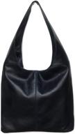 lagaksta leather handbag italy black women's handbags & wallets and hobo bags logo