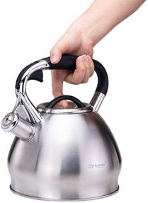 img 1 attached to OCEANLANDY Stainless Steel Whistling Kettle