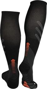 img 3 attached to 🧦 VT1211Pro Black Shark Compression Socks by Vitalsox Italy