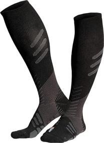 img 4 attached to 🧦 VT1211Pro Black Shark Compression Socks by Vitalsox Italy