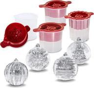 🎄 tovolo christmas ornament ice molds: set of 4 leak-free, slow-melting drink ice for whiskey, spirits, cocktails & more logo