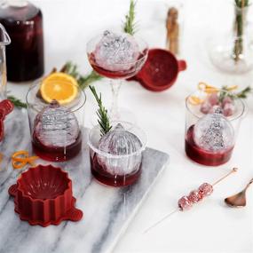 img 2 attached to 🎄 Tovolo Christmas Ornament Ice Molds: Set of 4 Leak-Free, Slow-Melting Drink Ice for Whiskey, Spirits, Cocktails & More