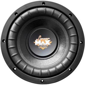 img 3 attached to 🔊 MAXP64 - 6.5” Car Subwoofer Speaker in Black with Non-Pressed Paper Cone, Aluminum Voice Coil, 4 Ohm Impedance, 600 Watt Power, and Foam Edge Suspension for Enhanced Vehicle Audio Stereo Sound System