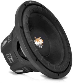 img 4 attached to 🔊 MAXP64 - 6.5” Car Subwoofer Speaker in Black with Non-Pressed Paper Cone, Aluminum Voice Coil, 4 Ohm Impedance, 600 Watt Power, and Foam Edge Suspension for Enhanced Vehicle Audio Stereo Sound System