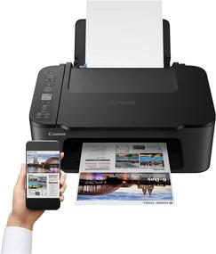img 2 attached to 🖨️ Black Canon PIXMA TS3520 Wireless All-in-One Printer, Compact