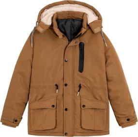 img 4 attached to Winter Puffer Jackets Jacket Fleece Boys' Clothing : Jackets & Coats