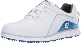 img 1 attached to Men's Athletic Shoes - FootJoy 53596 in White and Black