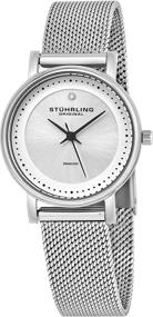 img 4 attached to ⌚️ Женские часы Stuhrling Original Diamond Ascot Casatorra Elite из нержавеющей стали