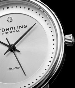 img 3 attached to ⌚️ Женские часы Stuhrling Original Diamond Ascot Casatorra Elite из нержавеющей стали