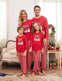 img 3 attached to 🎄 Cozy and Stylish: Ekouaer Matching Family Pajamas Set for Memorable Christmas Celebrations!