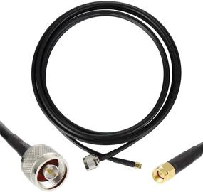 img 4 attached to 🔌 High-Quality 10 ft Low-Loss Coaxial Extension Cable (50 Ohm) SMA Male to N Male Connector - GEMEK Pure Copper Coax Cables: Ideal for 3G/4G/5G/LTE/ADS-B/Ham/GPS/WiFi/RF Radio, Antenna, and Surge Arresters (Not for TV)