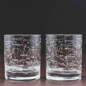 img 1 attached to Greenline Goods Whiskey Glasses Constellations