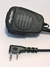 img 3 attached to Универсальный динамик с микрофоном AnyTone для серий AT-D878/868 🎙️ DMR/Аналоговое радио и Kenwood совместимый разъем типа K для раций Walkie Talkie.