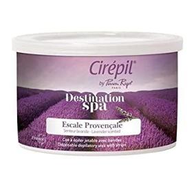 img 4 attached to 🌿 Cirepil Destination Spa Lavender Soft Wax Tin, 400g/14.11oz. Refined for Effortless Waxing - STRIPS INCLUDED