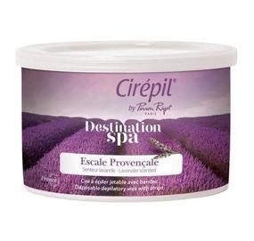 img 1 attached to 🌿 Cirepil Destination Spa Lavender Soft Wax Tin, 400g/14.11oz. Refined for Effortless Waxing - STRIPS INCLUDED