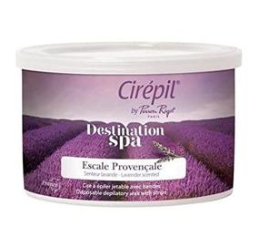 img 3 attached to 🌿 Cirepil Destination Spa Lavender Soft Wax Tin, 400g/14.11oz. Refined for Effortless Waxing - STRIPS INCLUDED