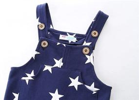 img 3 attached to 👖 Mud Kingdom Little Boys Overalls: Stylish & Playful Casual Prints