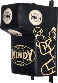 img 1 attached to 🥊 Windy Wall Mount Uppercut Punching Bag for Effective Boxing MMA Training - Black