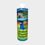 birdbath & fountain protector 16 oz. – clear water solution, pack of 1 logo