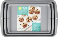 🍪 wilton recipe right 3-piece cookie pan set with standard packaging logo