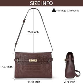 img 2 attached to BOSTANTEN Leather Crossbody Designer Shoulder Women's Handbags & Wallets for Satchels