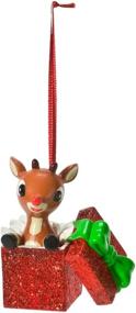 img 1 attached to Department 56 Red Nosed Reindeer Glittered