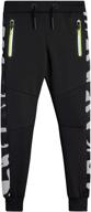 xs sport tech active sweatpants for boys: comfy and stylish sportswear logo