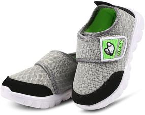 img 1 attached to Premium Toddler Sneaker: Lightweight & Breathable Athletic Boys' Shoes