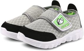 img 3 attached to Premium Toddler Sneaker: Lightweight & Breathable Athletic Boys' Shoes