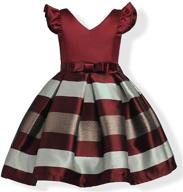 👗 adorable girls sleeve princess formal multicolored clothing: perfect for elegant occasions! logo