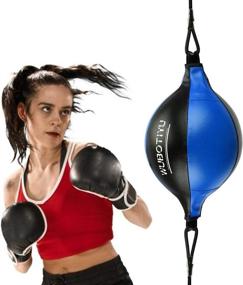 img 4 attached to VAlinks Speed Bag Boxing Ball: Premium Double End Speed Bag Kit for Boxing MMA Training, Muay Thai Fitness, and Fighting Sport