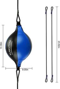 img 1 attached to VAlinks Speed Bag Boxing Ball: Premium Double End Speed Bag Kit for Boxing MMA Training, Muay Thai Fitness, and Fighting Sport