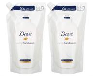 🧼 dove beauty cream hand wash refill pack - 16.9 fluid ounces / 500 milliliters (x2) logo