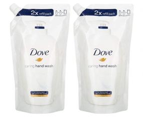 img 2 attached to 🧼 Dove Beauty Cream Hand Wash Refill Pack - 16.9 Fluid Ounces / 500 Milliliters (x2)